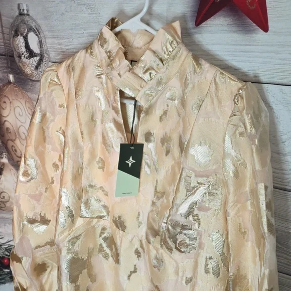 Tuckernuck Tan/Cream Coupe Palmerston Mini Dress Numerous Sizes - Picture 3 of 12